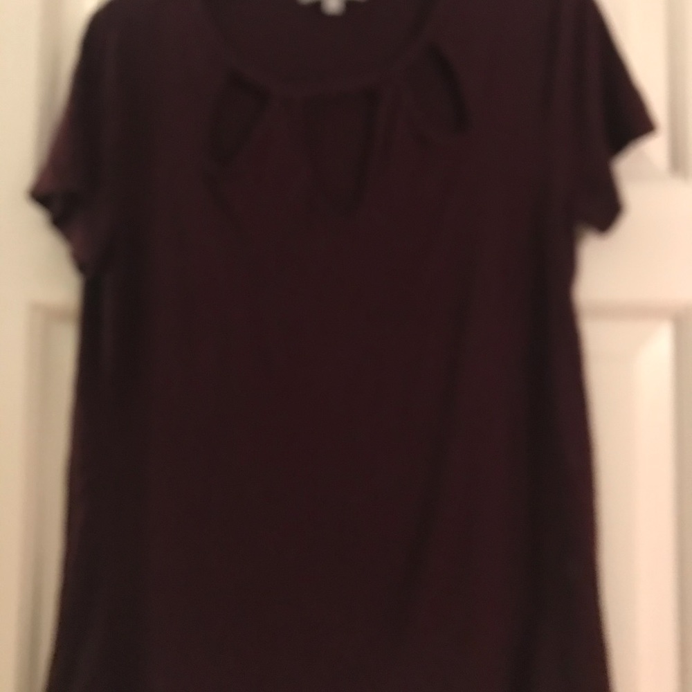 Maroon blouse